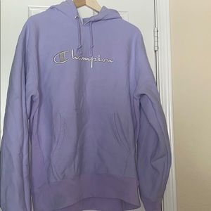 lavender champion hoodie